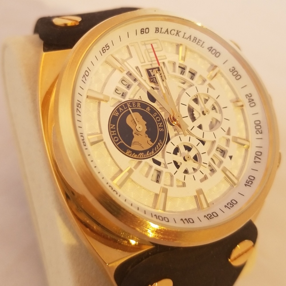 Tag Black Label Carrara Suede Band Stamped
